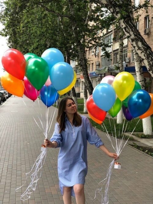 Акция! 15 разноцветных шаров