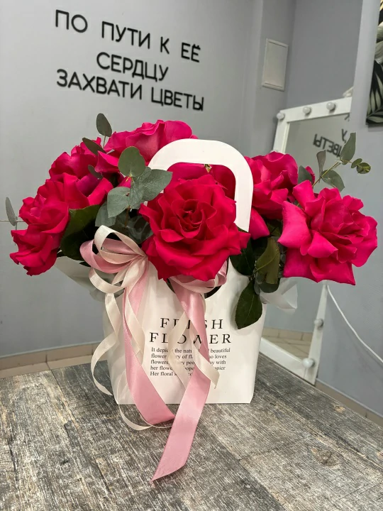 Сумочка с французскими розами 💕💕 — изображение 4