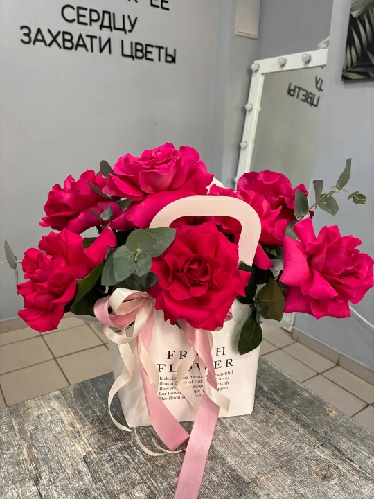 Сумочка с французскими розами 💕💕 — изображение 3
