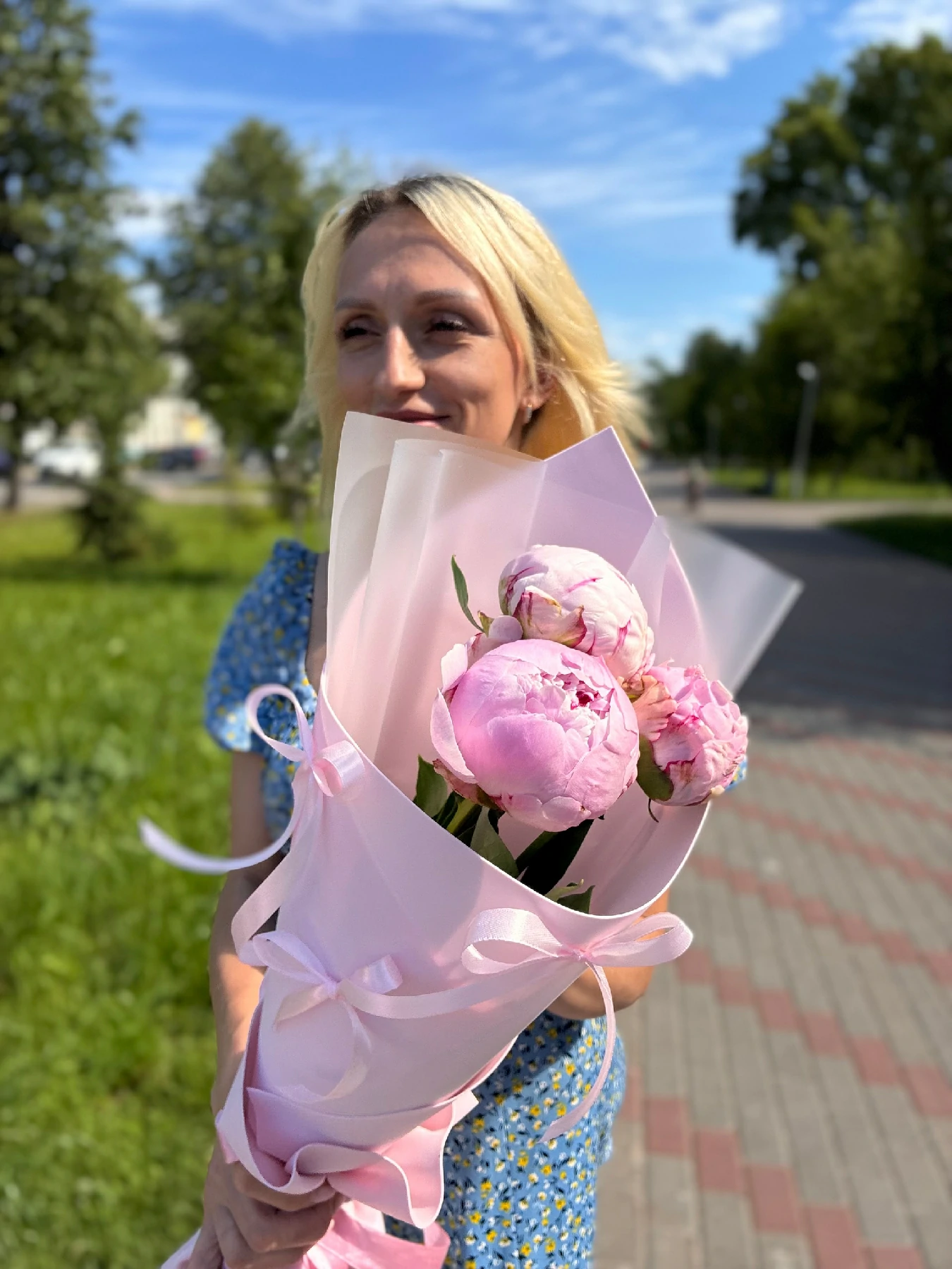 Букет Бантики пионов XS — изображение 4